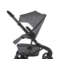 EASYWALKER Kočík kombinovaný Jimmey 2v1 Iris Grey LITE RWS + KIDDY Evoluna i-size 2 + základňa