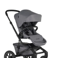 EASYWALKER Kočík kombinovaný Jimmey 2v1 Iris Grey LITE AIR + KIDDY Evoluna i-size 2 + základňa