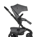 EASYWALKER Kočík kombinovaný Jimmey 2v1 Iris Grey LITE AIR + KIDDY Evoluna i-size 2 + základňa