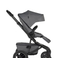 EASYWALKER Kočík kombinovaný Jimmey 2v1 Iris Grey LITE AIR + KIDDY Evoluna i-size 2 + základňa