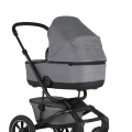 EASYWALKER Kočík kombinovaný Jimmey 2v1 Iris Grey LITE AIR + KIDDY Evoluna i-size 2 + základňa