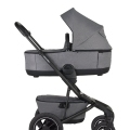 EASYWALKER Kočík kombinovaný Jimmey 2v1 Iris Grey LITE AIR + KIDDY Evoluna i-size 2 + základňa