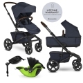 EASYWALKER Kočík kombinovaný Jimmey 2v1 Indigo Blue LITE RWS + KIDDY Evoluna i-size 2 + základňa