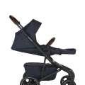 EASYWALKER Kočík kombinovaný Jimmey 2v1 Indigo Blue LITE RWS + KIDDY Evoluna i-size 2 + základňa