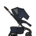 EASYWALKER Kočík kombinovaný Jimmey 2v1 Indigo Blue LITE AIR + KIDDY Evoluna i-size 2 + základňa