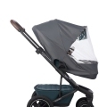 EASYWALKER Kočík kombinovaný Harvey⁵ Premium Pearl Taupe XXL AIR + KIDDY Evoluna i-size 2