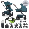 EASYWALKER Kočík kombinovaný Harvey⁵ Premium Jade Green XXL AIR + KIDDY Evoluna i-size 2