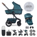 EASYWALKER Kočík kombinovaný Harvey⁵ Premium Jade Green XXL AIR