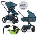 EASYWALKER Kočík kombinovaný Harvey⁵ Premium 2v1 Jade Green LITE AIR + KIDDY Evoluna i-size 2