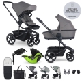 EASYWALKER Kočík kombinovaný Harvey⁵ Pebble Grey XXL RWS + KIDDY Evoluna i-size 2 + základňa