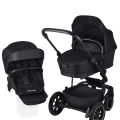 EASYWALKER Kočík kombinovaný Harvey⁵ Midnight Black XXL AIR + KIDDY Evoluna i-size 2 + základňa