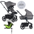 EASYWALKER Kočík kombinovaný Harvey⁵ 2v1 Pebble Grey LITE RWS + KIDDY Evoluna i-size 2 + základňa