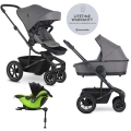 EASYWALKER Kočík kombinovaný Harvey⁵ 2v1 Pebble Grey LITE AIR + KIDDY Evoluna i-size 2 + základňa