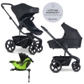 EASYWALKER Kočík kombinovaný Harvey⁵ 2v1 Midnight Black LITE RWS +KIDDY Evoluna i-size 2,základňa