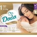 DADA Extra Care Plienky jednorázové 1 Newborn (2-5 kg) 26 ks