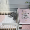 CEBA Podložka prebaľovacia mäkká COSY (50x70) Disney Minnie&Mickey Pink