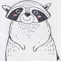 CEBA Podložka prebaľovacia mäkká (50x70) Raccoon