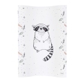 CEBA Podložka prebaľovacia 2-hranná mäkká COSY (50x70) Raccoon