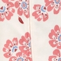 CARTER'S Overal na zips Sleep&Play Pink/Ivory Floral dievča 2ks NB/ veľ. 56