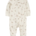 CARTER'S Overal na zips Sleep&Play Ivory Goose neutrál 9m/ veľ. 74