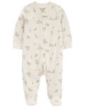 CARTER'S Overal na zips Sleep&Play Ivory Goose neutrál 9m/ veľ. 74