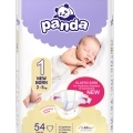 BELLA PANDA Newborn 54 ks (2-5 kg) - jednorazové plienky