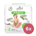 BELLA HAPPY Pants Nohavičky plienkové jednorazové 4 Maxi (8-14 kg) 144 ks - MESAČNÉ BALENIE