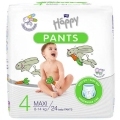 BELLA HAPPY Pants Nohavičky plienkové jednorazové 4 Maxi (8-14 kg) 144 ks - MESAČNÉ BALENIE