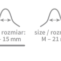 BABYONO Chránič prsných bradaviek silikónový M