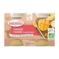 BABYBIO Príkrm jablko mango 2x 130 g