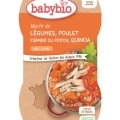 BABYBIO Menu zelenina s kuracím mäsom a quinoa 2x 200 g