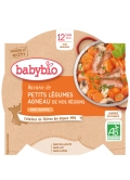 BABYBIO Menu dusená zelenina s jahňacím mäsom 230 g