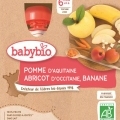 BABYBIO Kapsička jablko, marhuľa, banán 4x 90 g