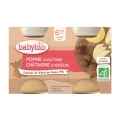 BABYBIO Jablko s gaštanovým pyré 2x 130 g