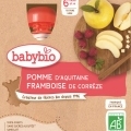 BABYBIO Jablko malina 4x 90 g