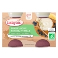 BABYBIO Brassé z ovseného mlieka banán čučoriedka 2x 130 g