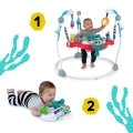 BABY EINSTEIN Skákadlo/aktívne centrum 2v1 Ocean Explorers Airplane Adventure™ 6m+ do 12 kg