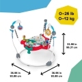 BABY EINSTEIN Skákadlo/aktívne centrum 2v1 Ocean Explorers Airplane Adventure™ 6m+ do 12 kg