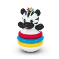 BABY EINSTEIN Hryzačka stohovacia zebra Stack & Wobble Zen™ 3m+