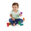 BABY EINSTEIN Hračka maxi prísavky poháriky 6 ks Stack&Squish Cups™ 6m+