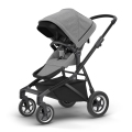 THULE Športový kočík Sleek Black/Grey Melange