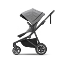 THULE Športový kočík Sleek Black/Grey Melange