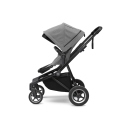 THULE Športový kočík Sleek Black/Grey Melange