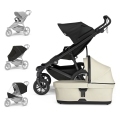 THULE Kočík Urban Glide 4-wheel Black/Soft Beige set L