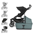 THULE Kočík Urban Glide 4-wheel Black/Mid Blue set XL