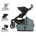 THULE Kočík Urban Glide 4-wheel Black/Mid Blue set L