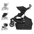 THULE Kočík Urban Glide 4-wheel Black/Black set L