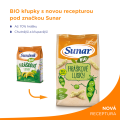 SUNAR BIO Chrumky Hráškové struky 45 g