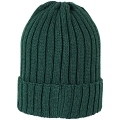 STERNTALER Čiapka pletená beanie so zahnutým okrajom tmavá zelená uni veľ. 49 cm - 12-18 m