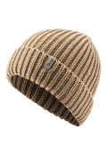 STERNTALER Čiapka pletená beanie so zahnutým okrajom svetlá hnedá uni veľ. 51 cm - 18-24 m